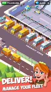 Idle Courier Tycoon Game