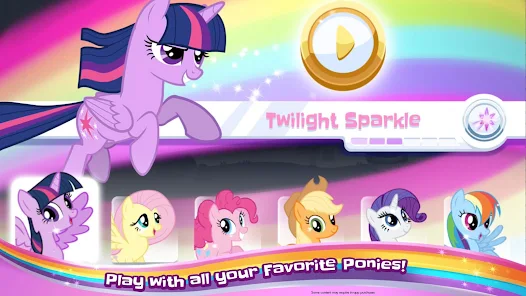 My Little Pony Rainbow Runners Game