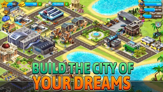 Paradise City Island Sim Game