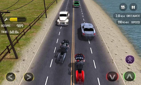 Race the Traffic Moto Game