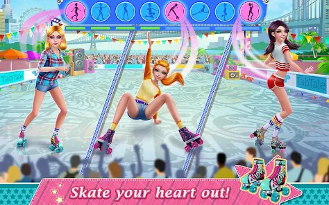 Roller Skating Girl Game