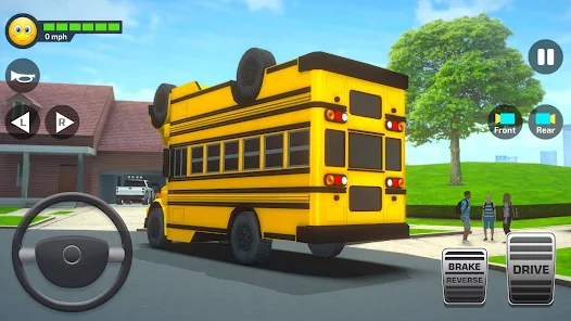 Super High School Bus Driving Simulator 3D 2020 Game