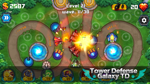 Tower Defense Galaxy TD Game