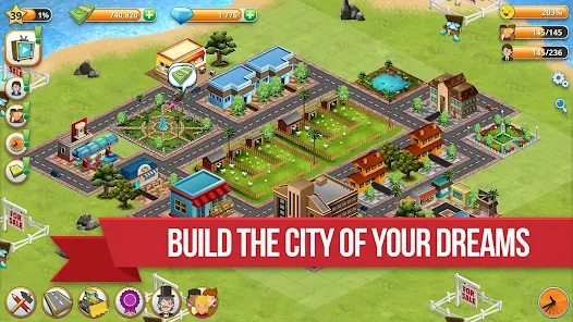 Village City Island Simulation Game