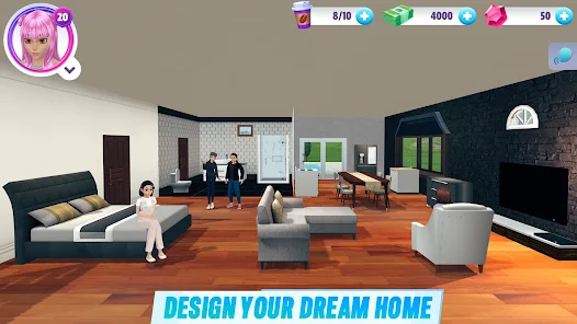 Virtual Sim Story Game