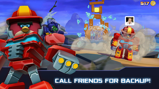 Similar Game of Angry Birds Transformers