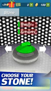 Similar Game of Curling 3D