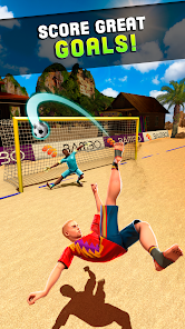 Similar Game of Shoot Goal Beach Soccer