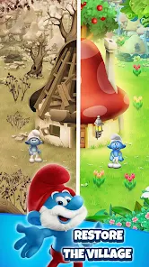 Similar Game of Smurfs Bubble Shooter Story
