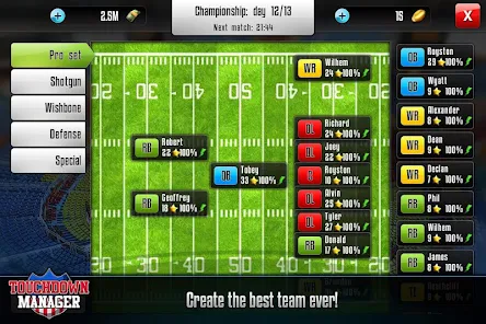 Similar Game of Touchdown Manager