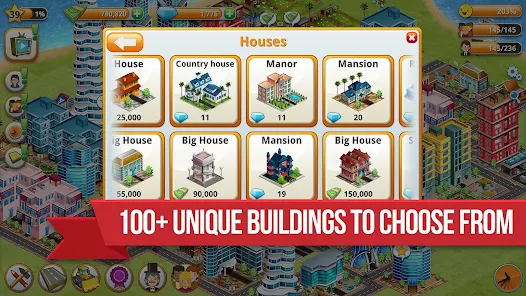 Similar Game of Village City Island Simulation