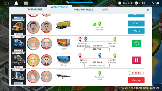 Similar Game of Virtual Truck Manager