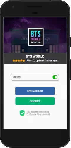 BTS WORLD APK mod hack