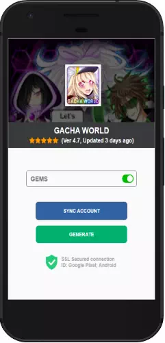 Gacha World APK mod hack