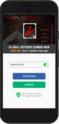 Global Defense Zombie War APK mod hack
