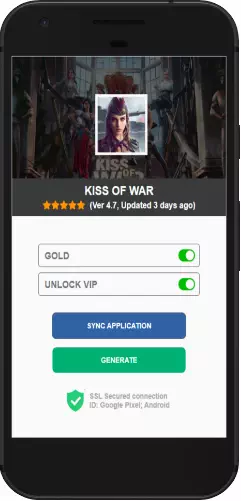 Kiss of War APK mod hack