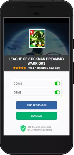 League of Stickman Dreamsky Warriors APK mod hack