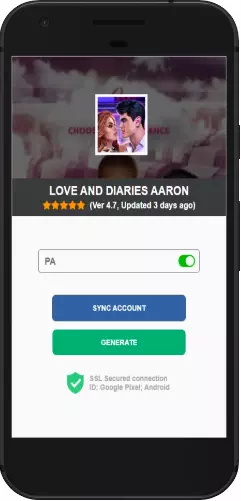 Love and Diaries Aaron APK mod hack