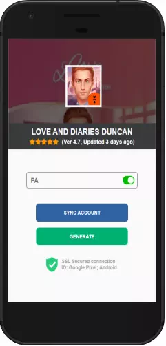 Love and Diaries Duncan APK mod hack