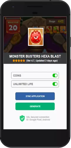 Monster Busters Hexa Blast APK mod hack