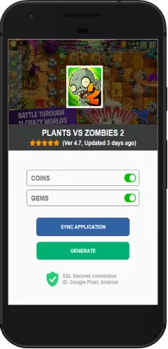 Plants vs Zombies 2 APK mod hack