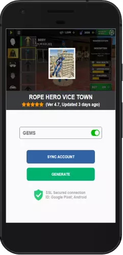 Rope Hero Vice Town APK mod hack