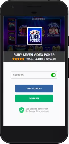 Ruby Seven Video Poker APK mod hack