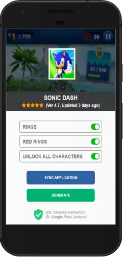 Sonic Dash APK mod hack