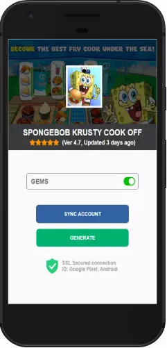 SpongeBob Krusty Cook Off APK mod hack