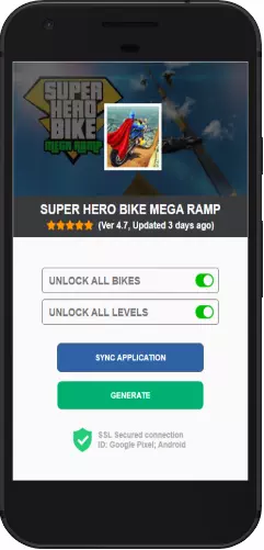 Super Hero Bike Mega Ramp APK mod hack