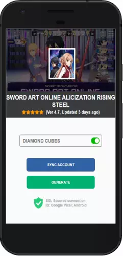 Sword Art Online Alicization Rising Steel APK mod hack
