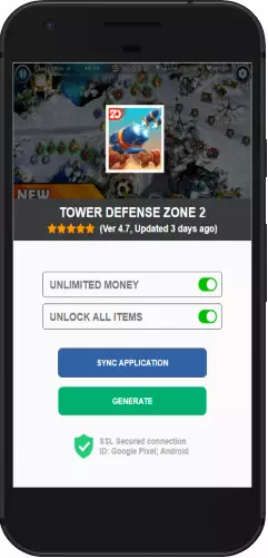 Tower Defense Zone 2 APK mod hack