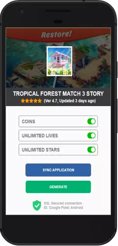 Tropical Forest Match 3 Story APK mod hack