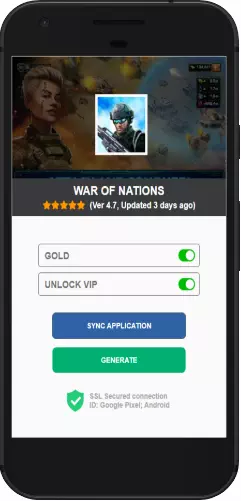War of Nations APK mod hack