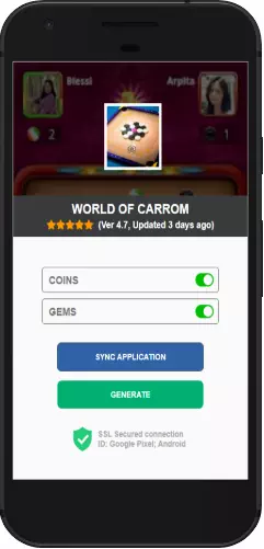 World of Carrom APK mod hack