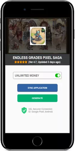 Endless Grades Pixel Saga Hack APK