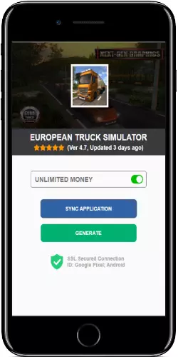 European Truck Simulator Hack APK