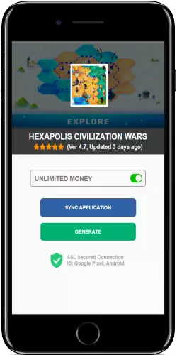 Hexapolis Civilization wars Hack APK