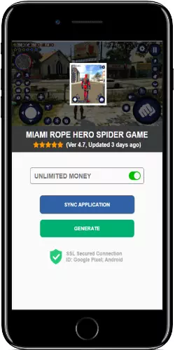 Miami Rope Hero Spider Game Hack APK