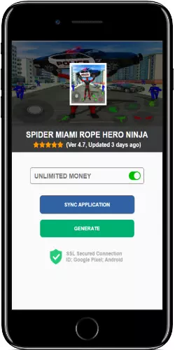 Spider Miami Rope Hero Ninja Hack APK